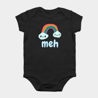Meh Emotion Rainbow Baby Bodysuit